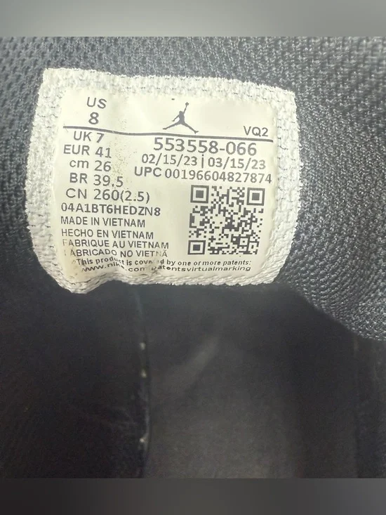 Men’s Air Jordan 1 Low (553558-066) - Picture 11 of 11